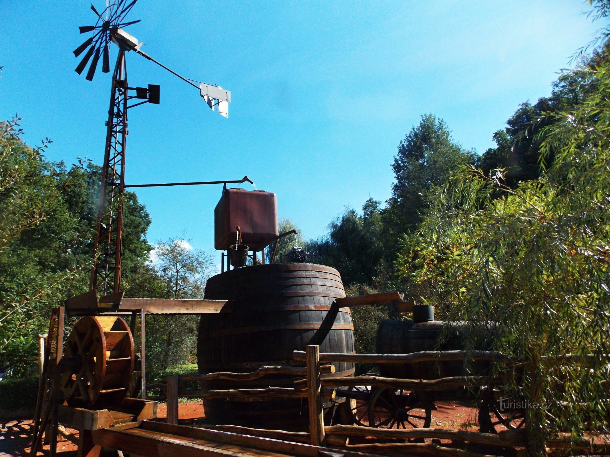 Attraction, placer of gold in the ZOO - Lešná near Zlín