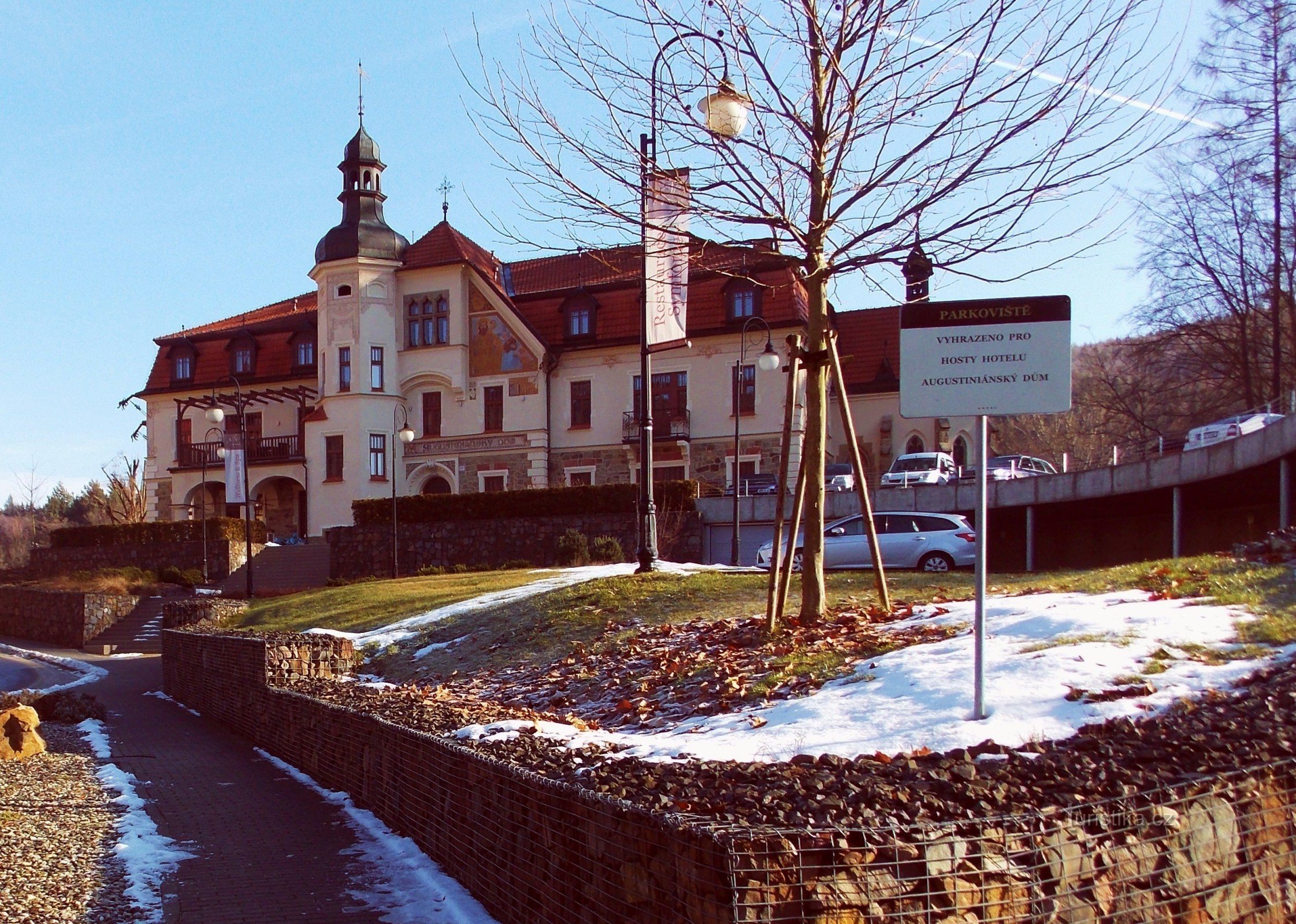 Augustinskt hus i Pragkvarteret i Luhačovice