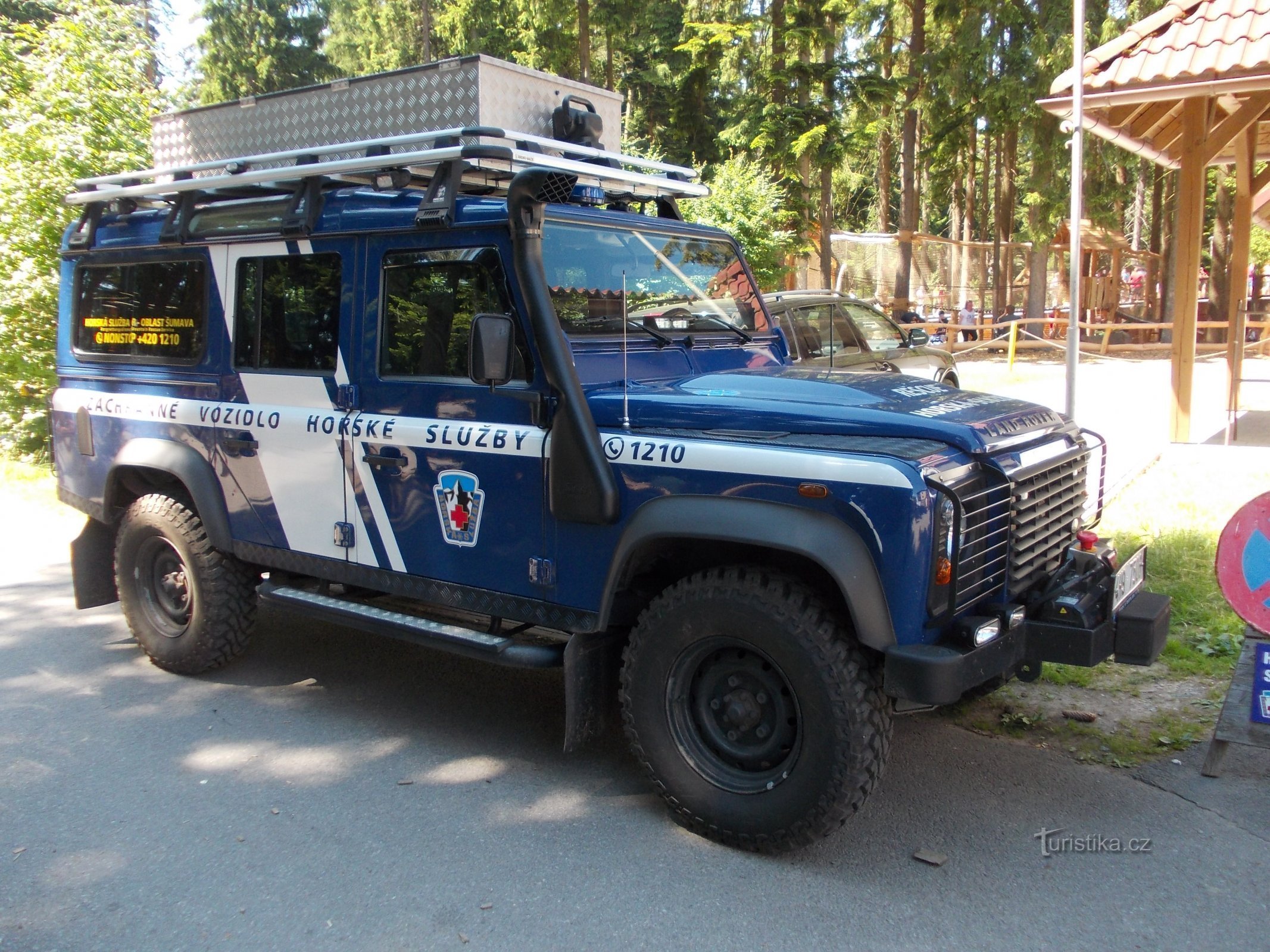 coche de servicio de montaña