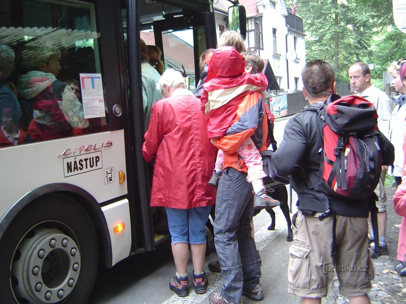 Bus von Děčín nach Hřensk - etwas voller