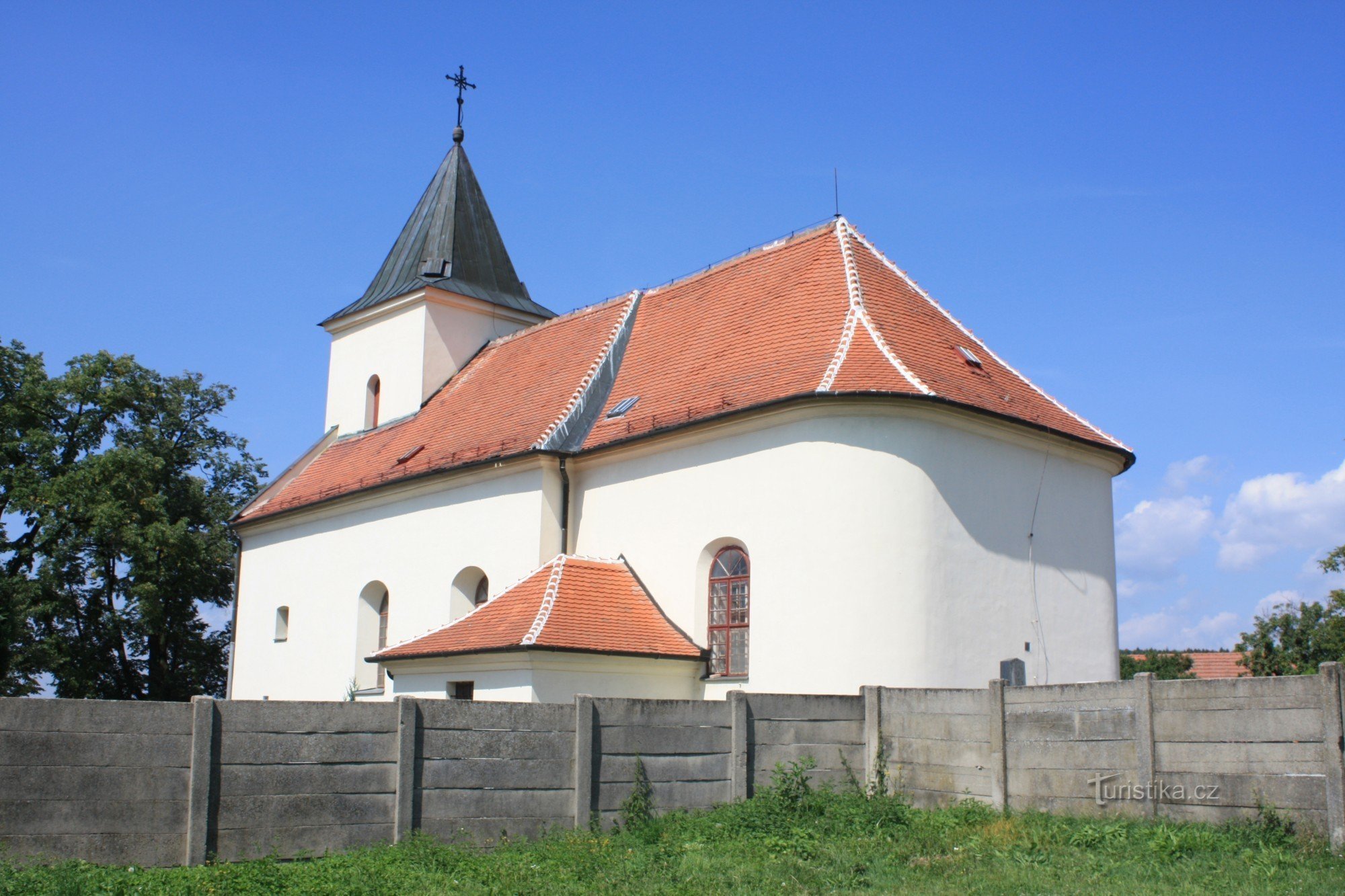 Babice nad Svitavou - Szent István-templom. Keresztelő János