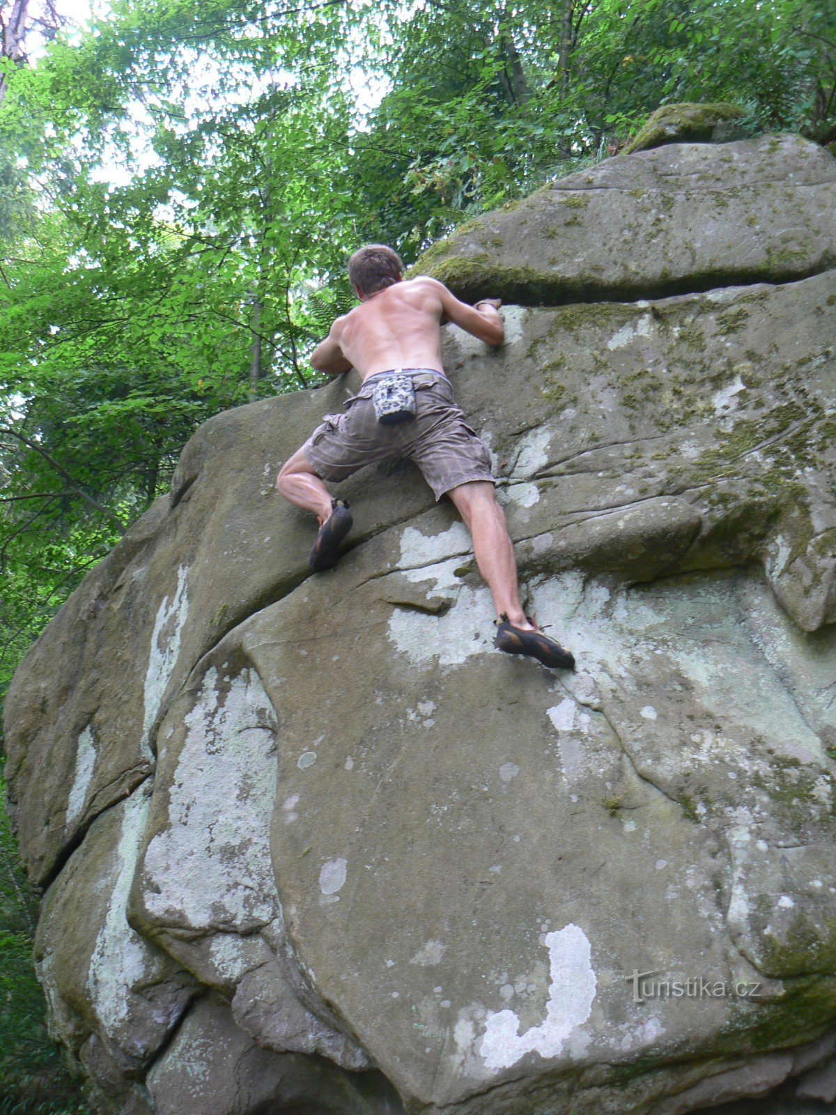 Baky am Boulder Dęda Lebeda 6a+