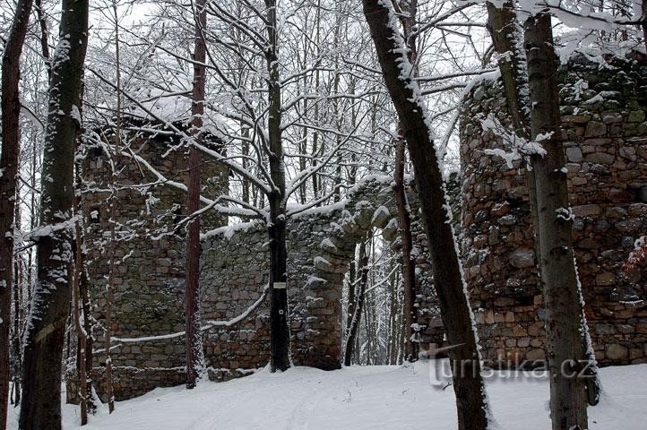 Ballymotte - Prašivice: Umjetna ruševina u blizini Nalžovskih planina