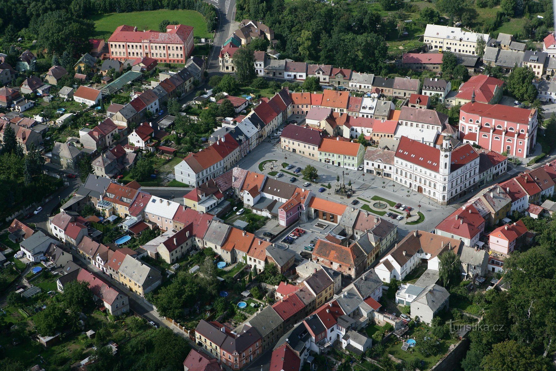 Het kleurrijke Klášterec nad Ohří