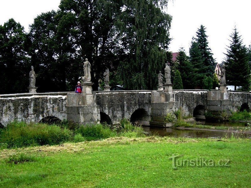 Barockbrücke über den Radbuz, Foto 2005