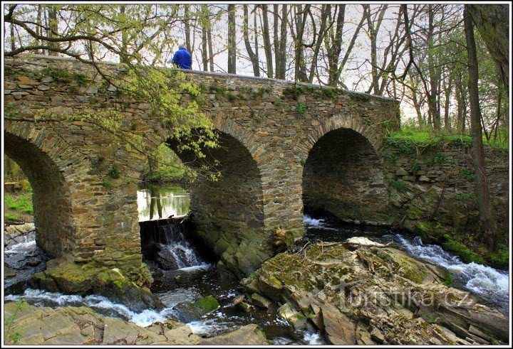 Barokke brug bij Toušice