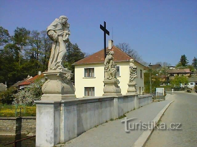 Ponte barroca em Brtnice