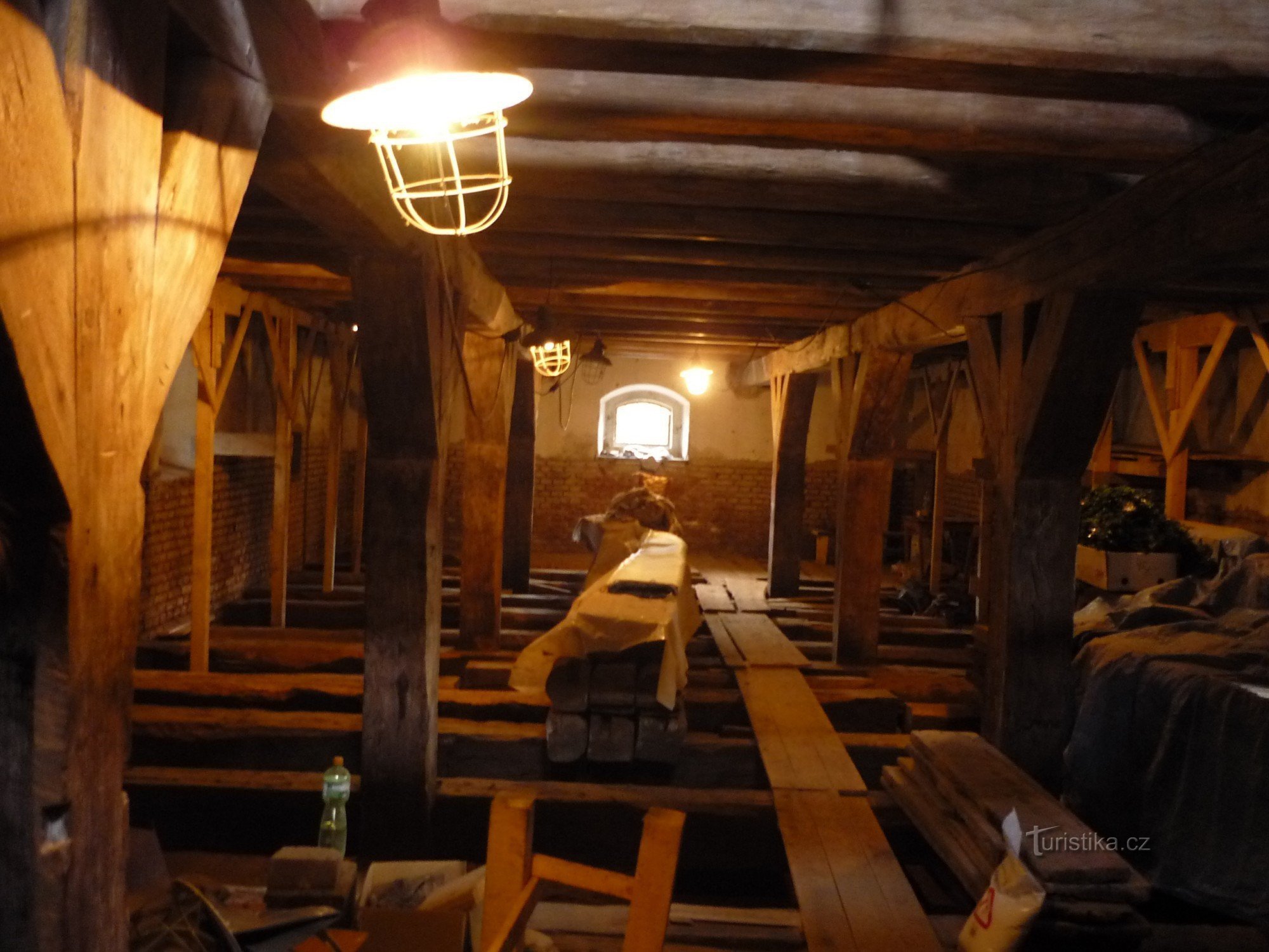 Sala de pó barroco - interior