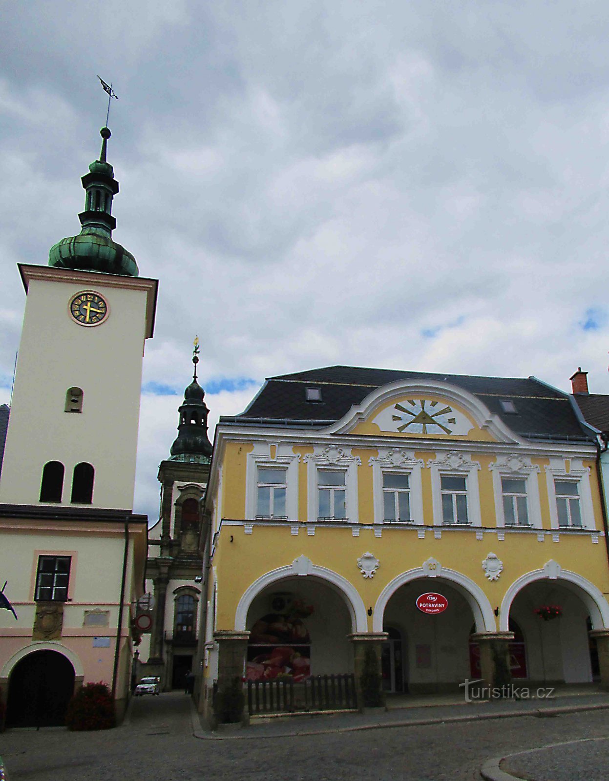Baročna mestna hiša v Ústí nad Orlicí