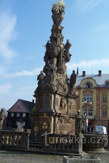 Escultura barroca de la Santísima Trinidad