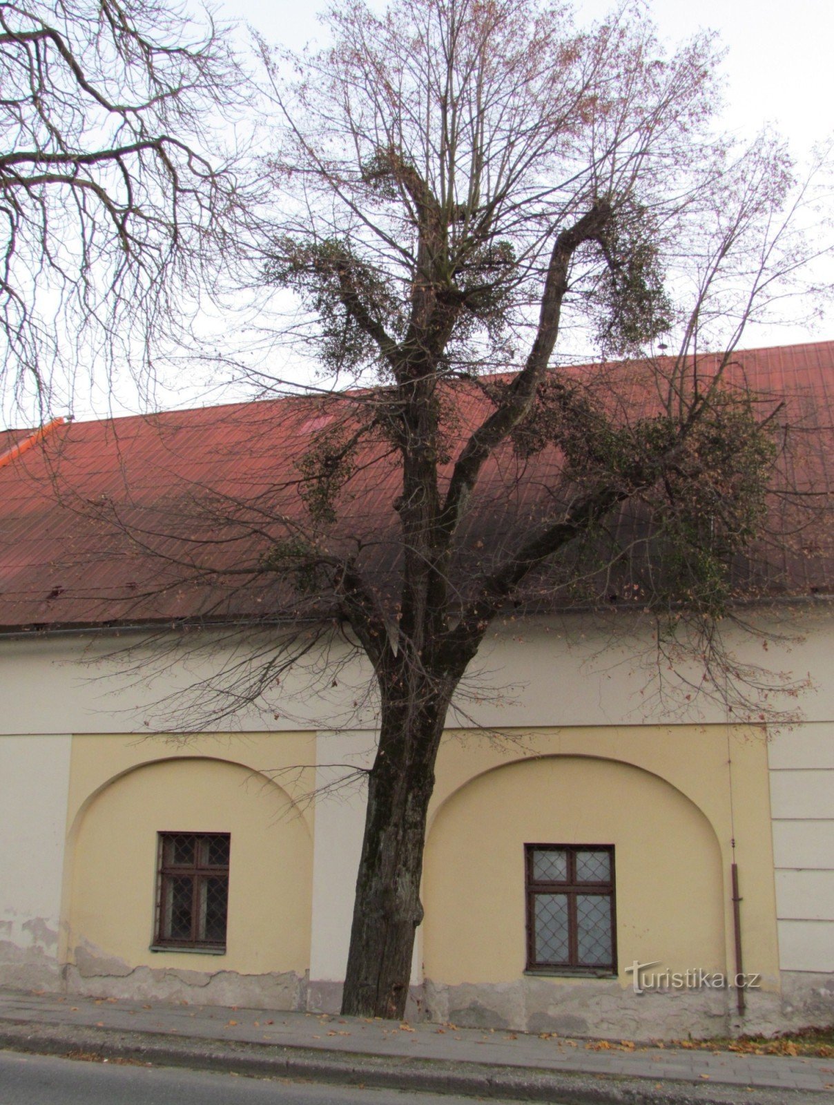 Baroque granary and farmyard in Lukovo