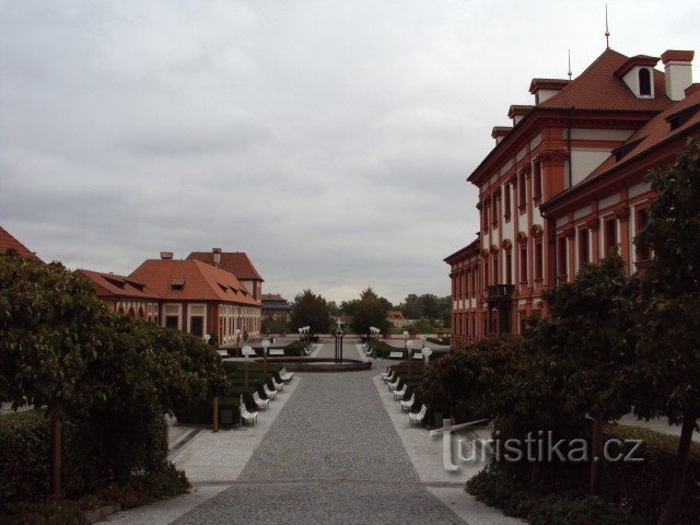 Barroco do século XVII - Castelo de Troja em Praga