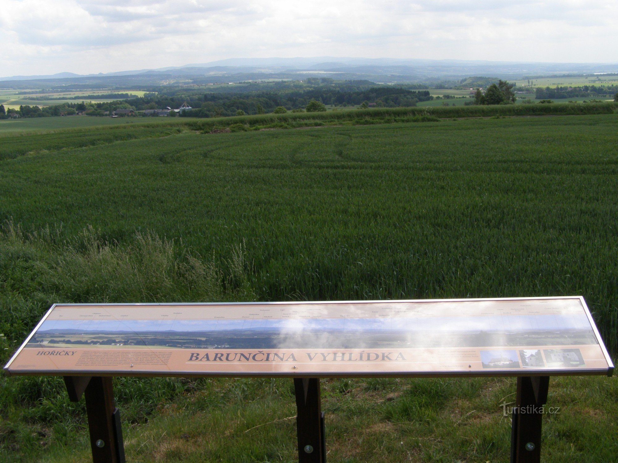 Aussichtspunkt Barunča bei Horiček