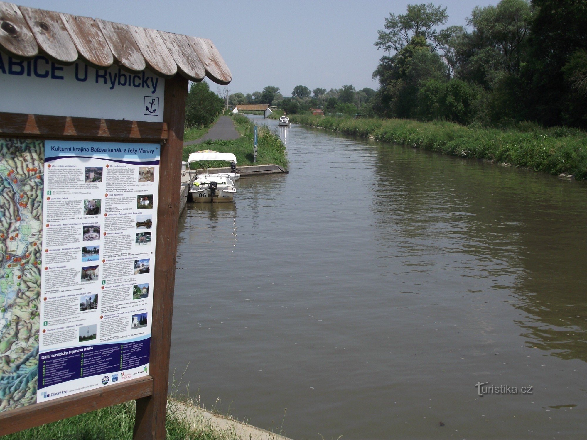 Baťův canal and Uherské Hradiště