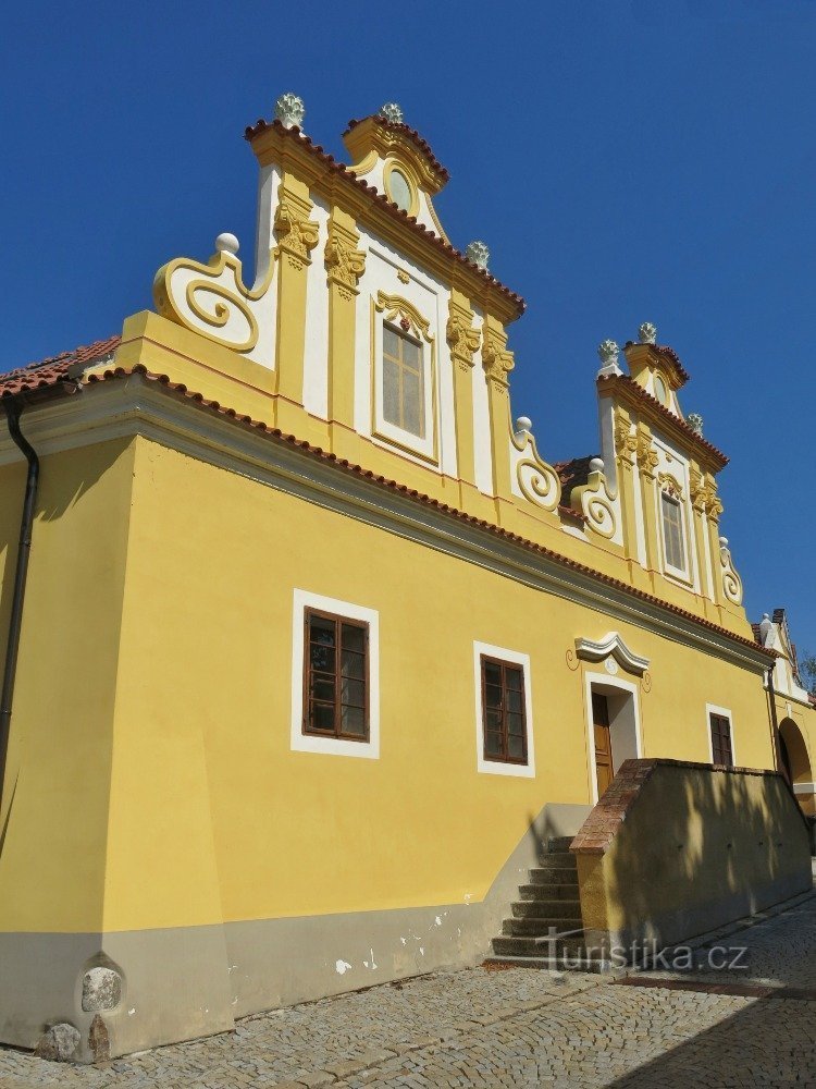 Bechyně – Barockhaus in der Klášterní-Straße