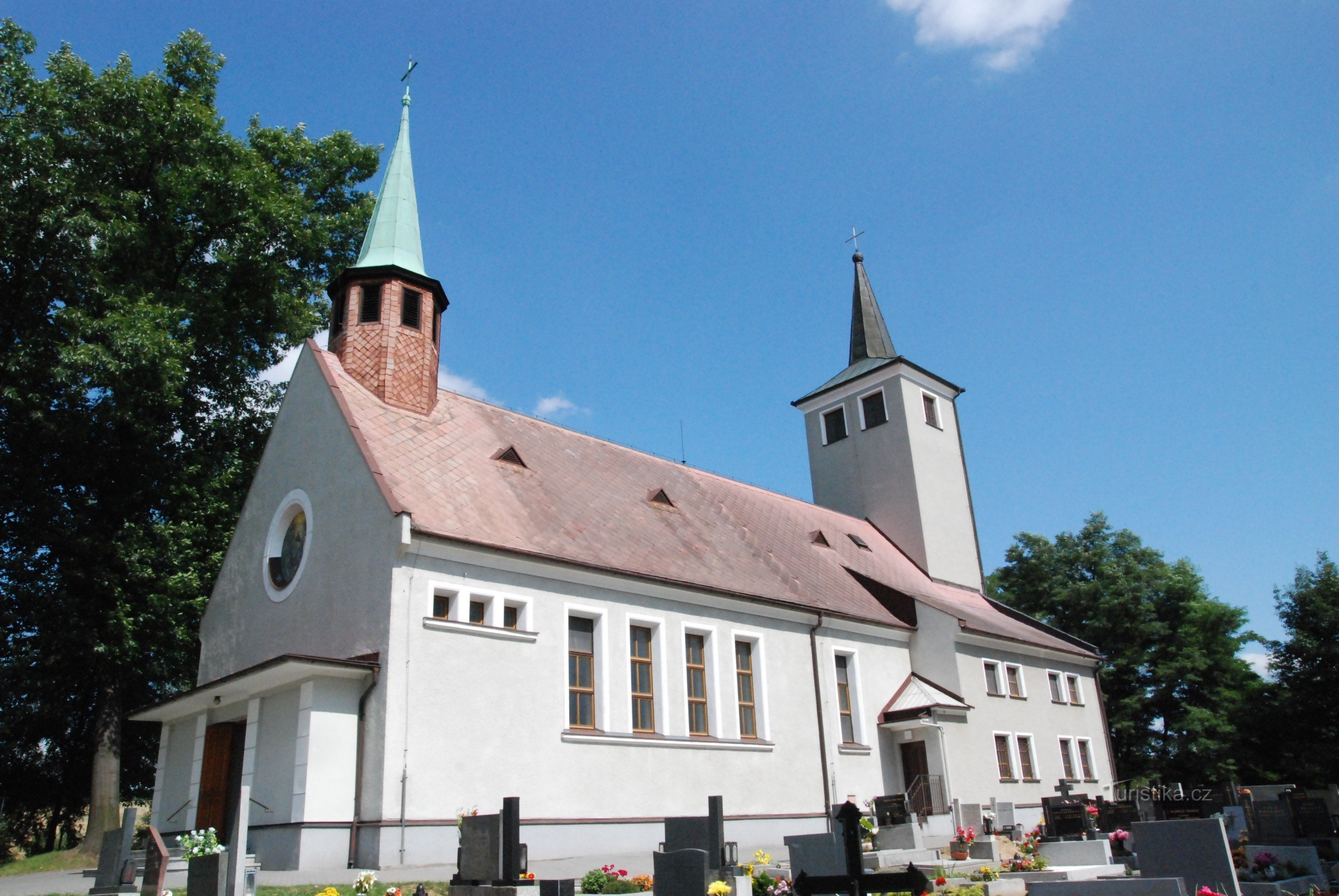 Bělá - Kirche St. Johannes der Täufer