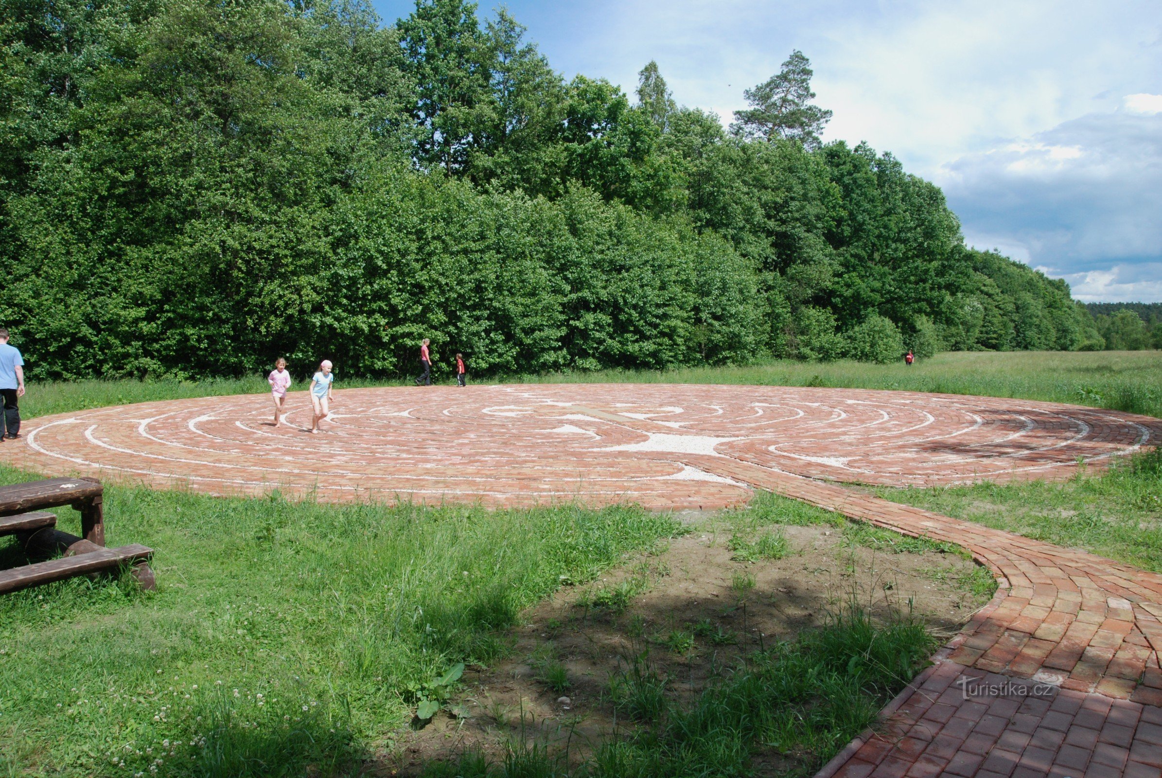 Weiß - christliches Labyrinth