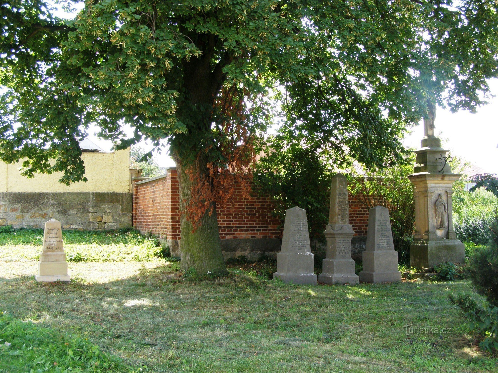 Benátky - pomníky bitvy r. 1866