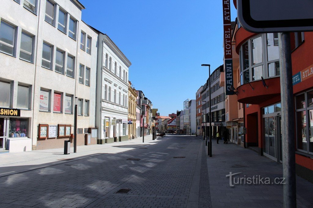 Benešov, Tyršova straat