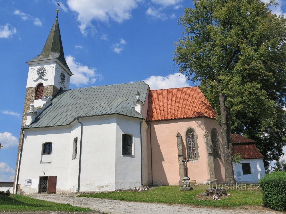 bernartický kostel sv. Martina
