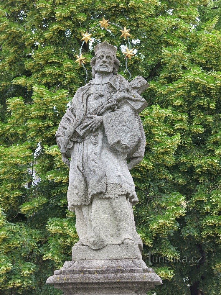 Beroun - fontana di S. Jan Nepomucký