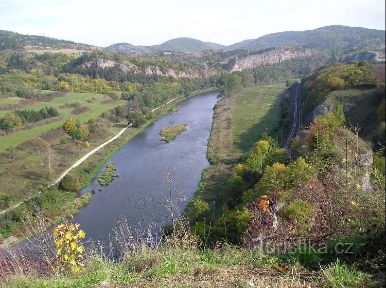 Berounka z punktu widokowego