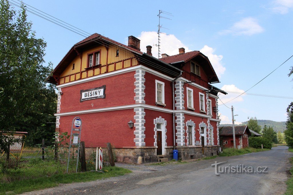 Běšiny railway station