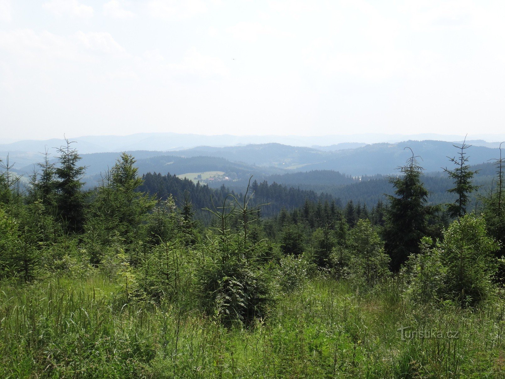 Θέα στο βουνό Beskydy