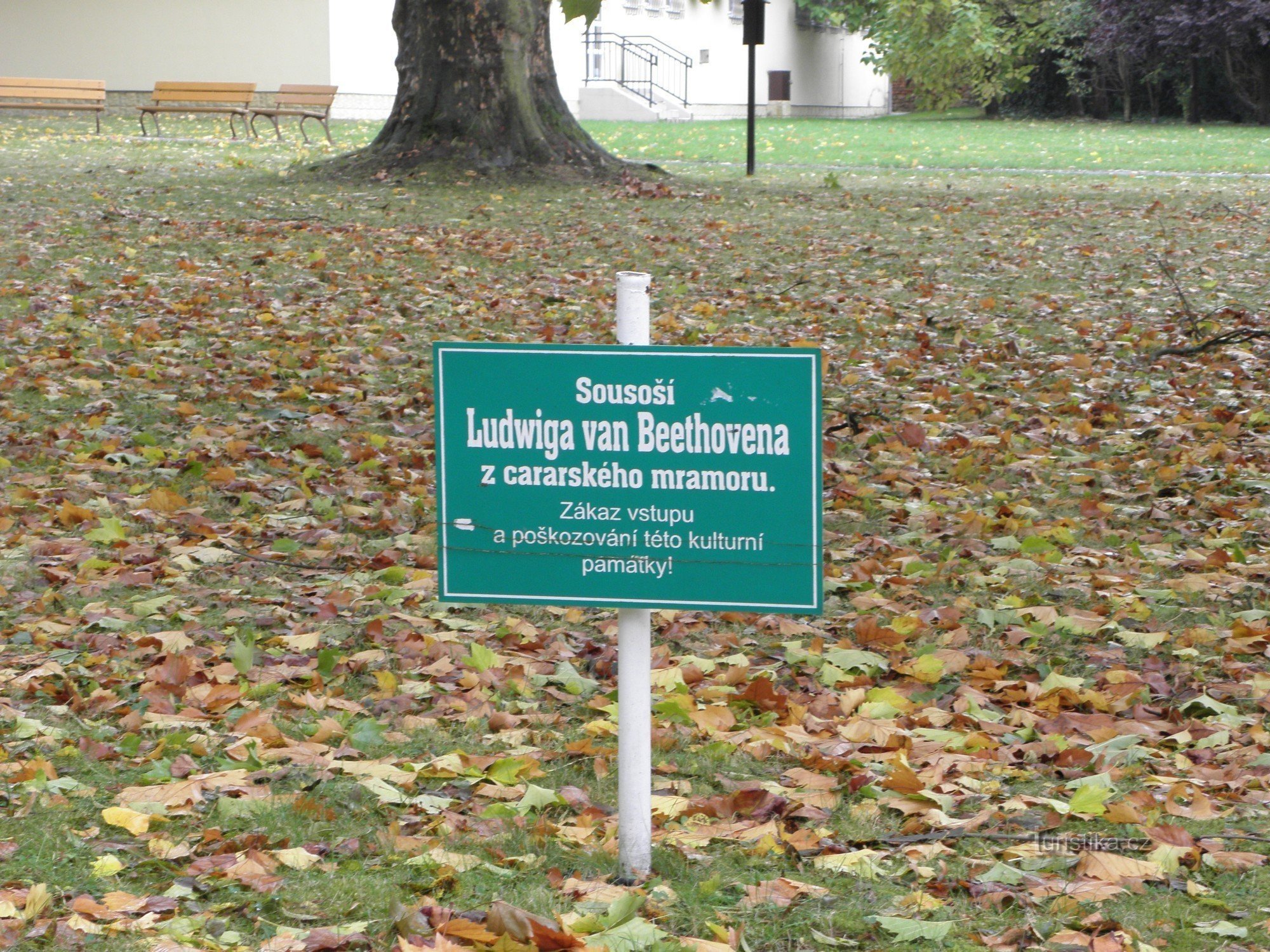 Beethoven's statue - Třebovice