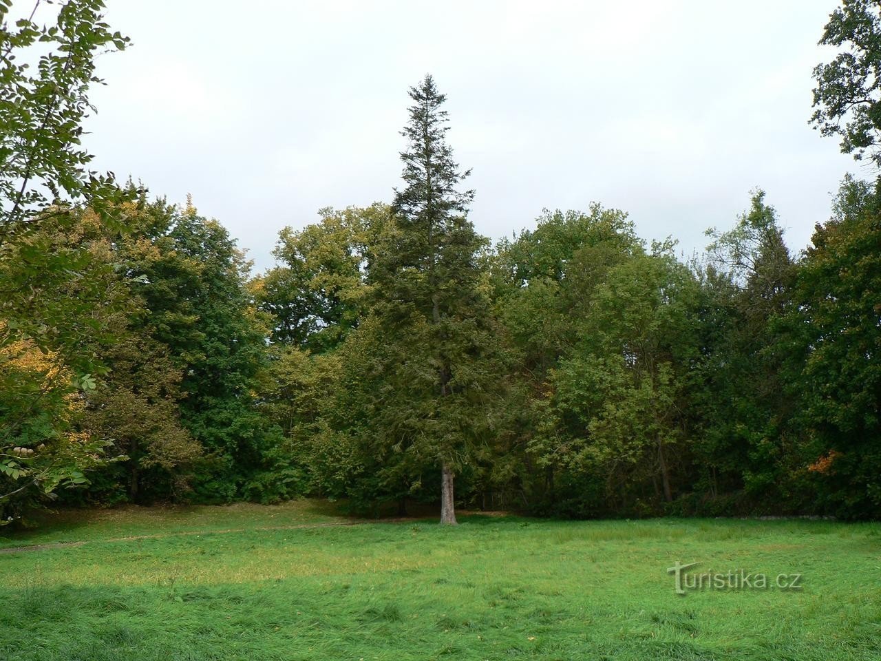 Bezděkov, slottspark