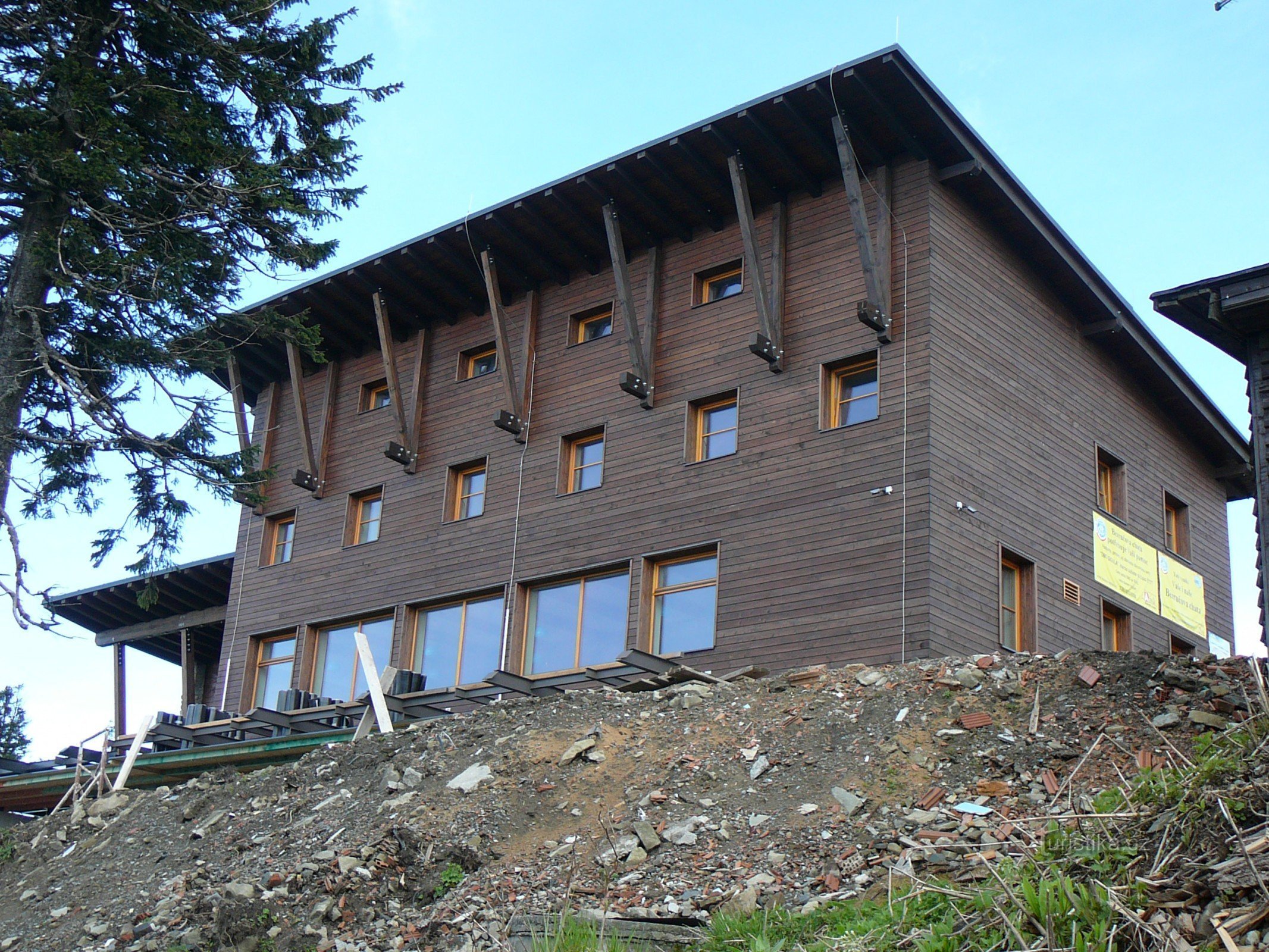 La casa di Bezruč su Lysá hora