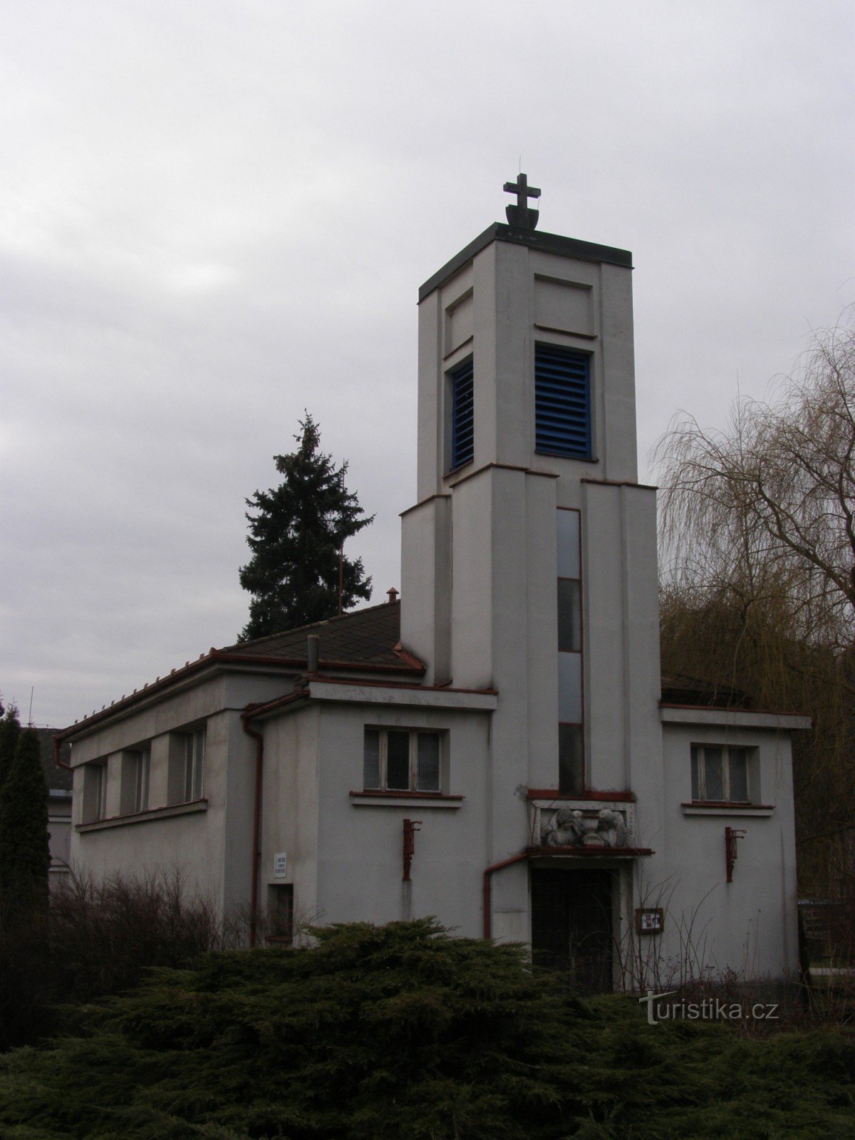 Bílá Třemešná - église de l'église hussite tchécoslovaque