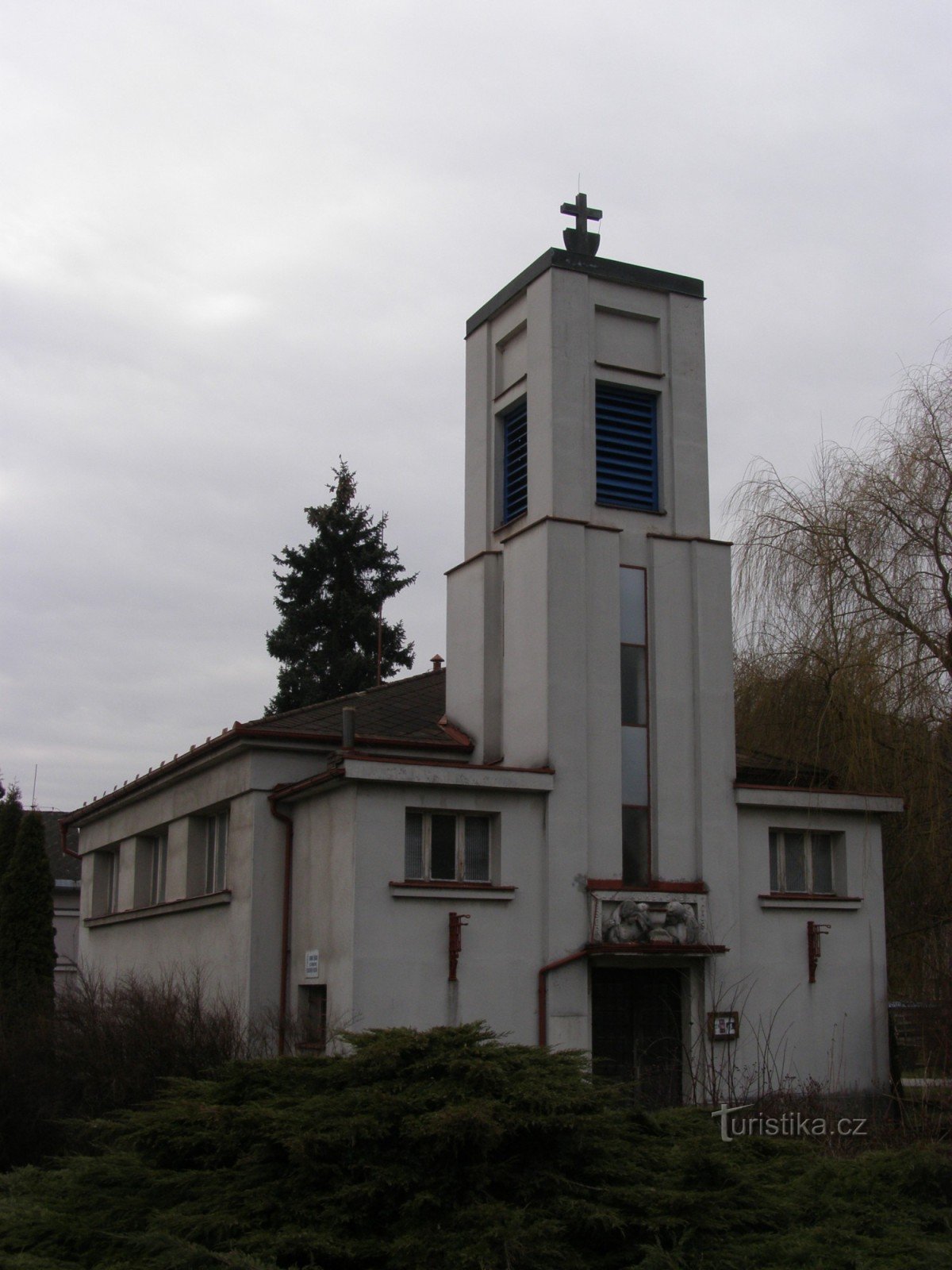 Bílá Třemešná - igreja da Igreja Hussita da Checoslováquia