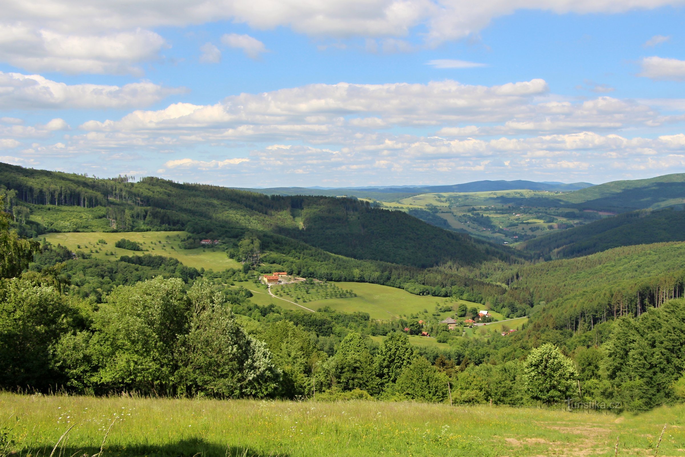 白喀尔巴阡山脉 - Moravske Kopanice: Vyškovec