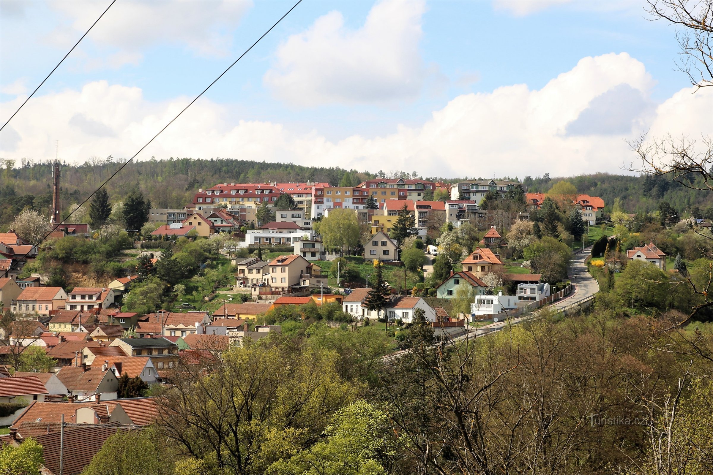 Bílovice nad Svitavou - mirante abaixo de Hradisk