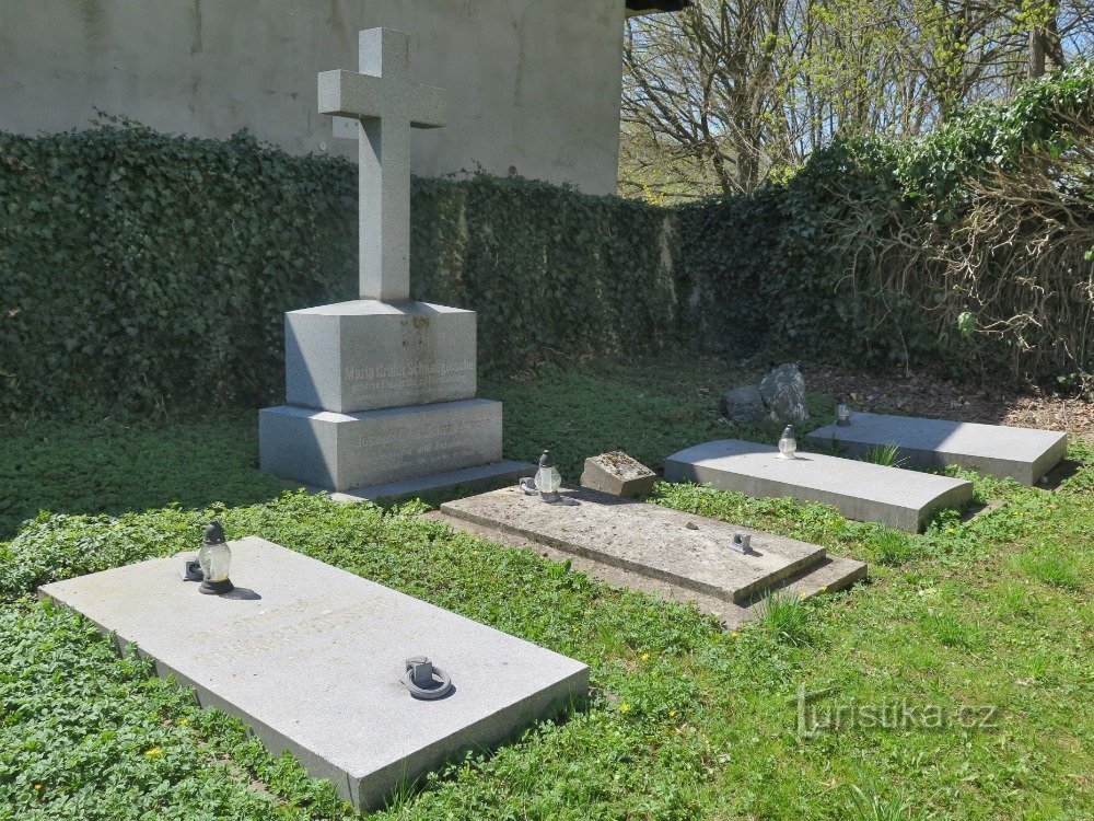 Biskupice (near Jevíček) – manor cemetery