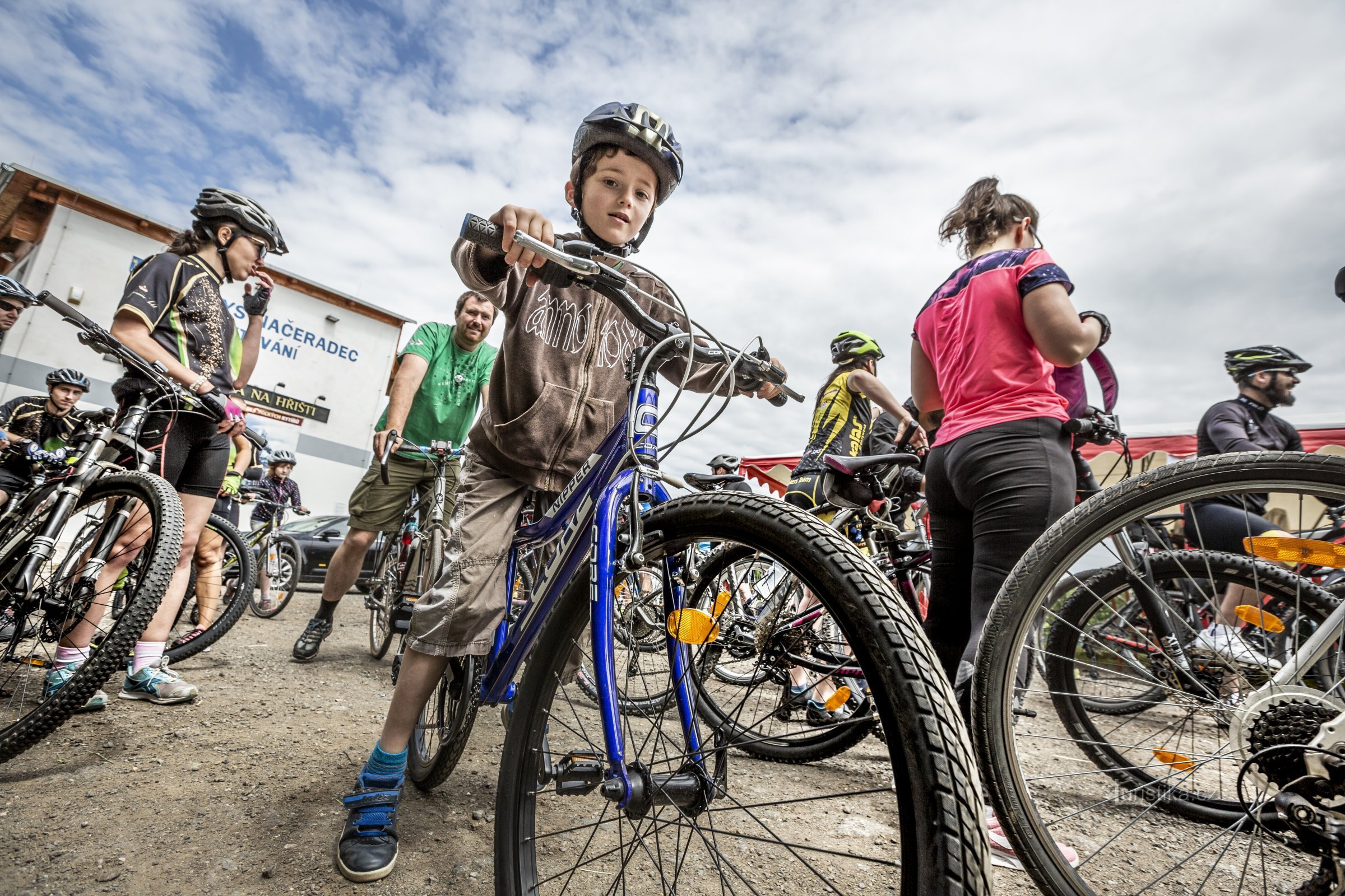 Blanica's cyclo-ridders verzamelden zich in Načeradka