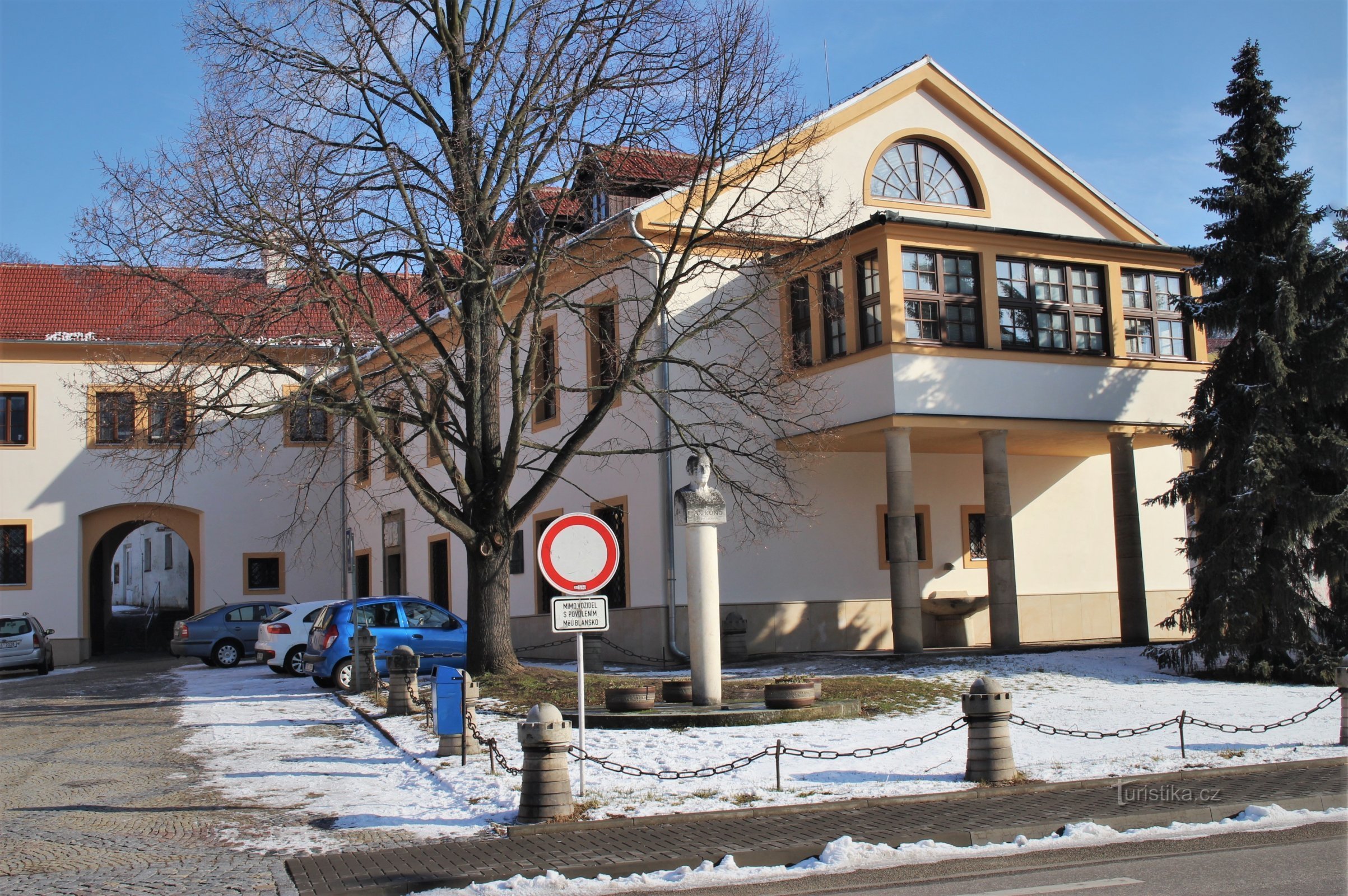 Blansko - monument över Jan Kunc