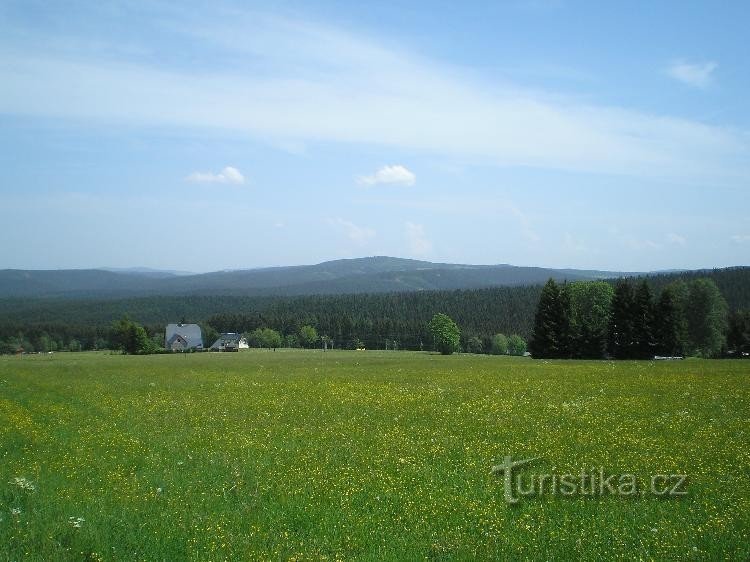 Blatenský vrch: вершина з села Ober Jugel