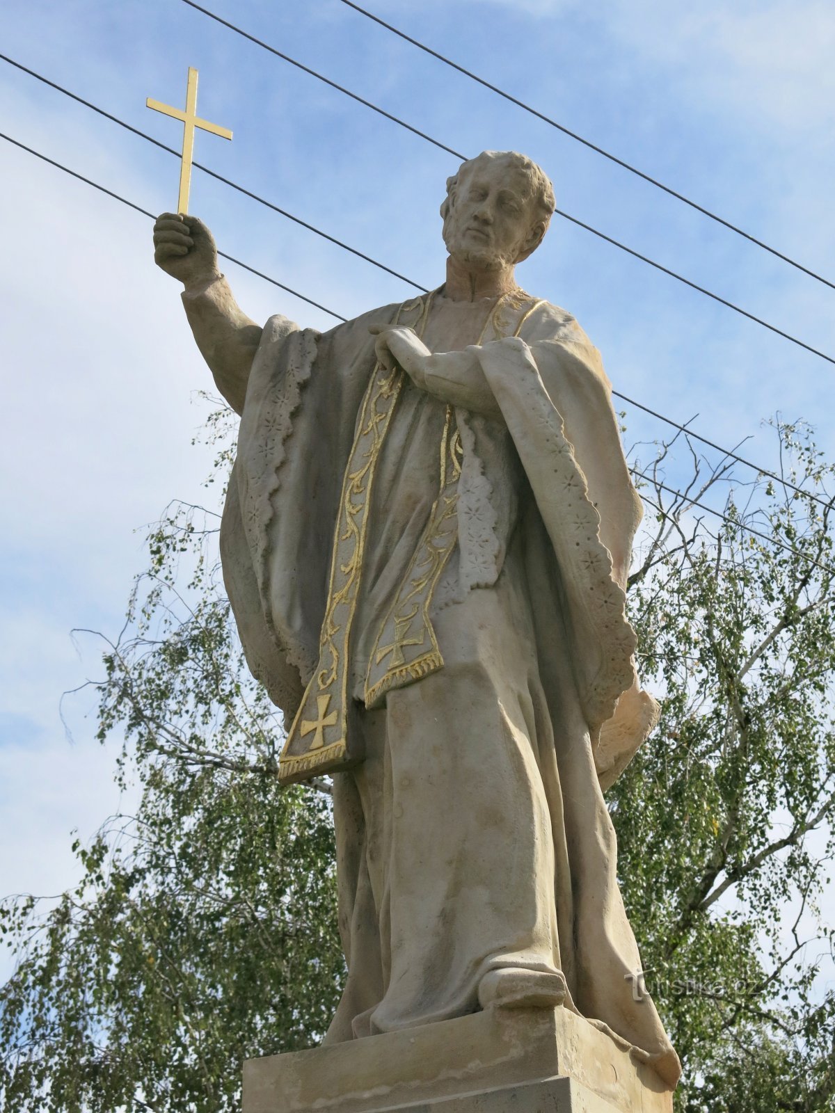 Blatnice sob St. Anthony - estátua de St. Frantisek Xaversky