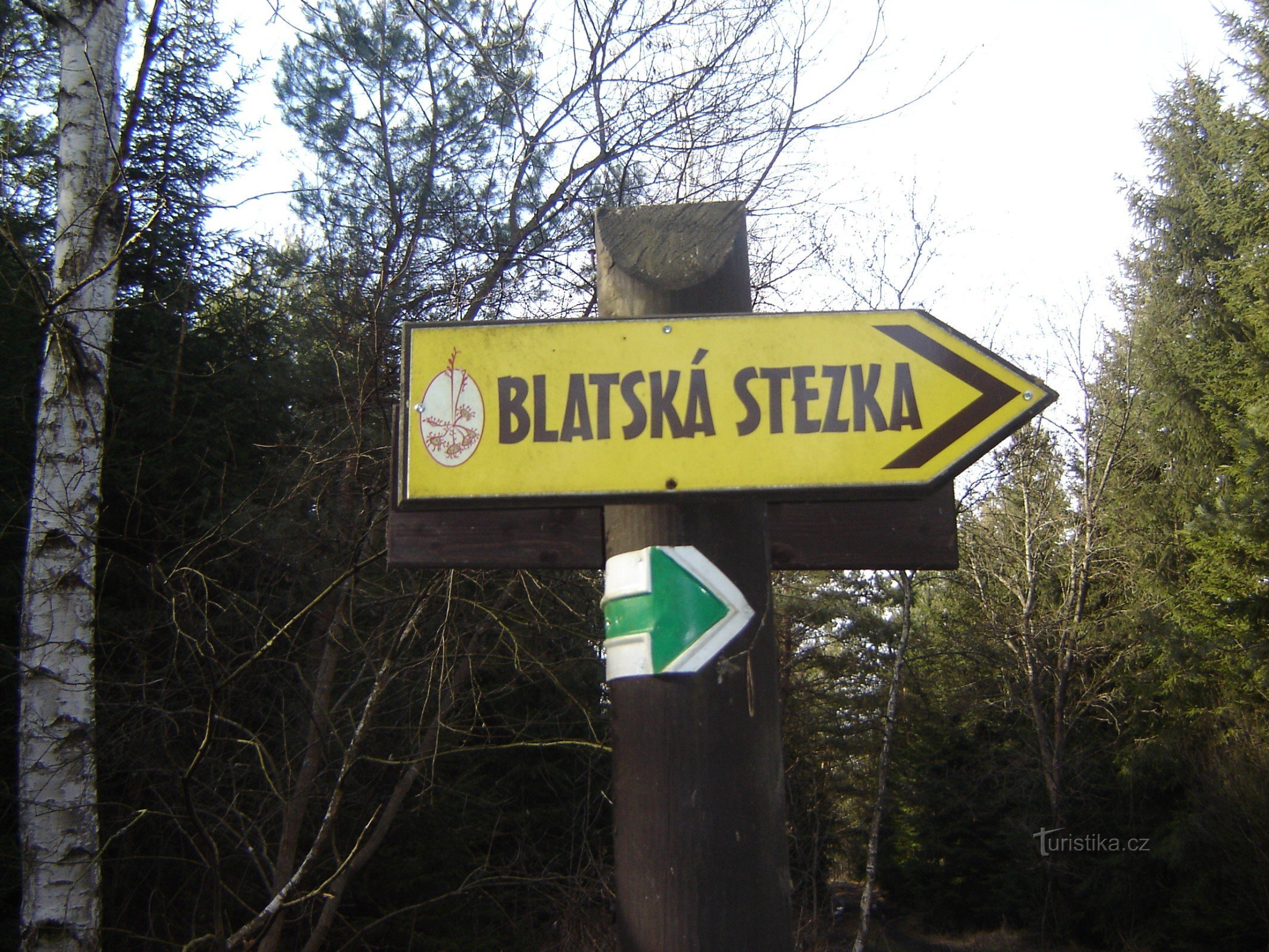 Đường mòn giáo dục Blatsk - biển chỉ dẫn