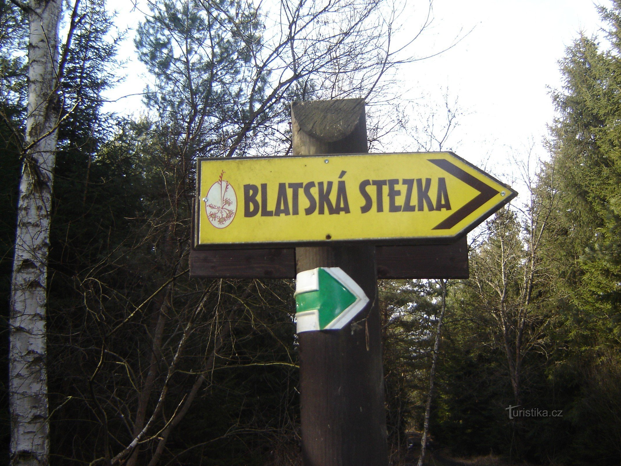 Blatská naučná stezka - rozcestník