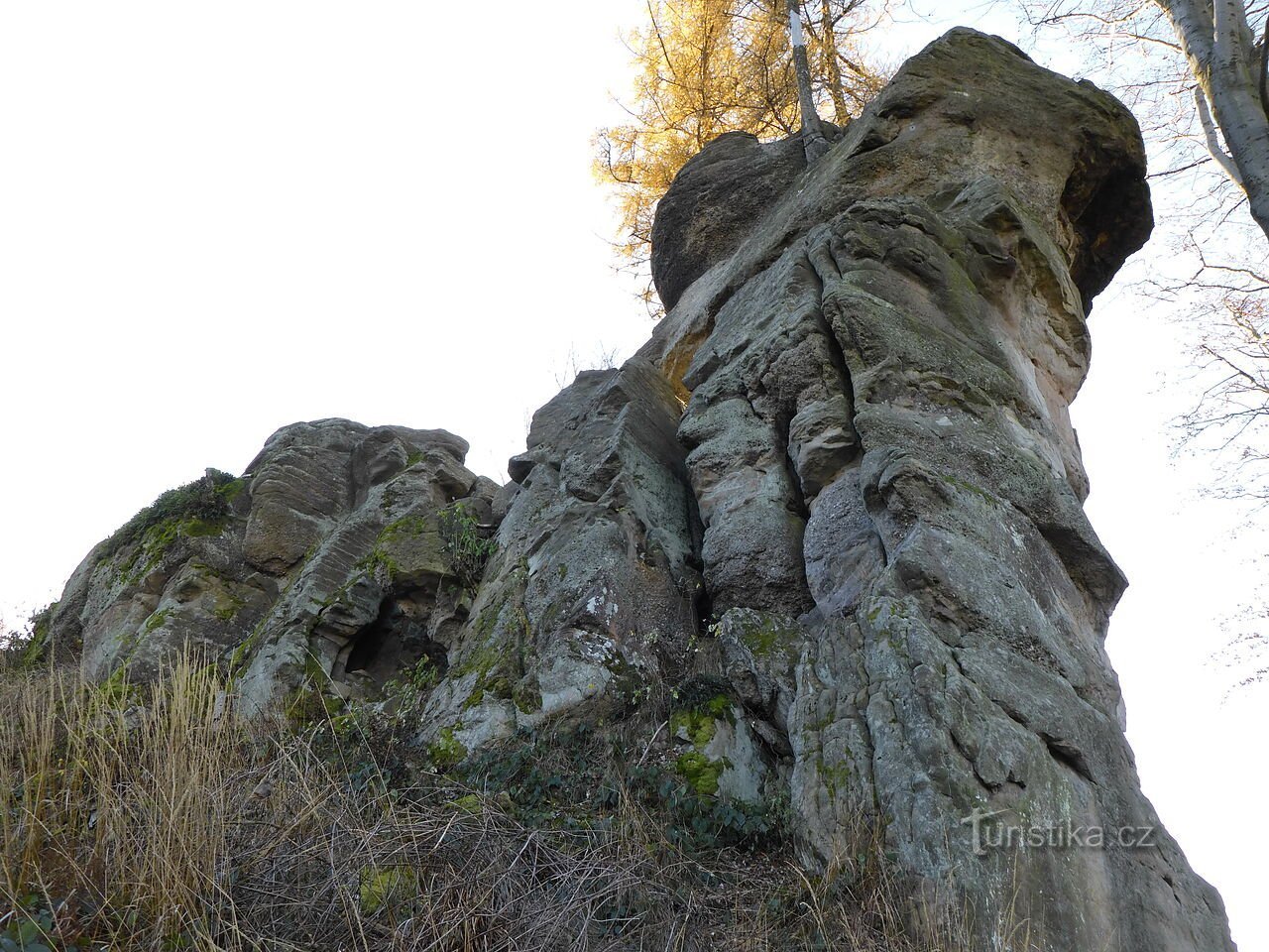 Una mirada más cercana a la cascada de Jestrábí y