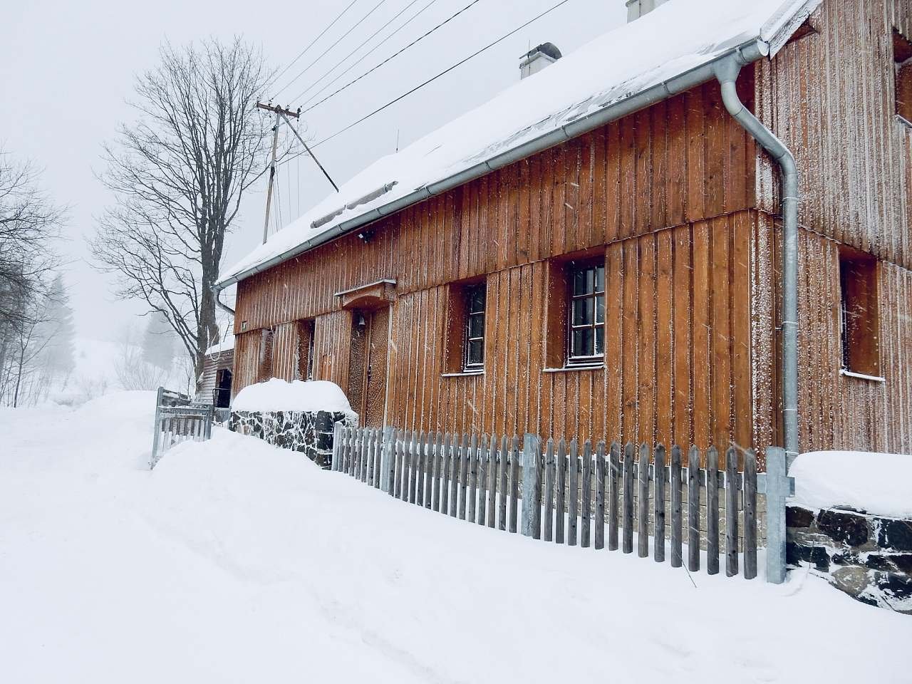 Chata Bludenská Pernink - zima 2015