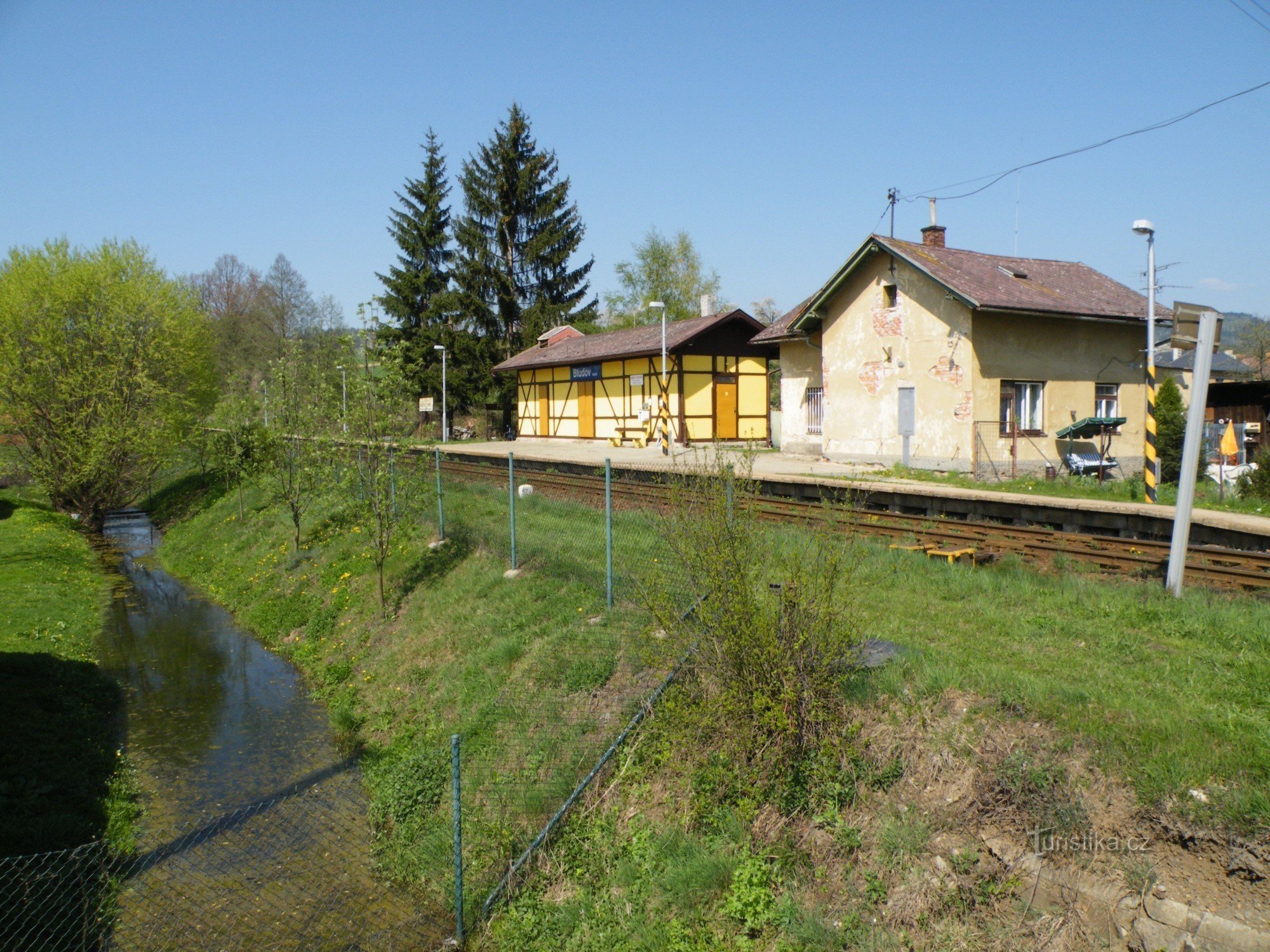 Bludov spa - banegård