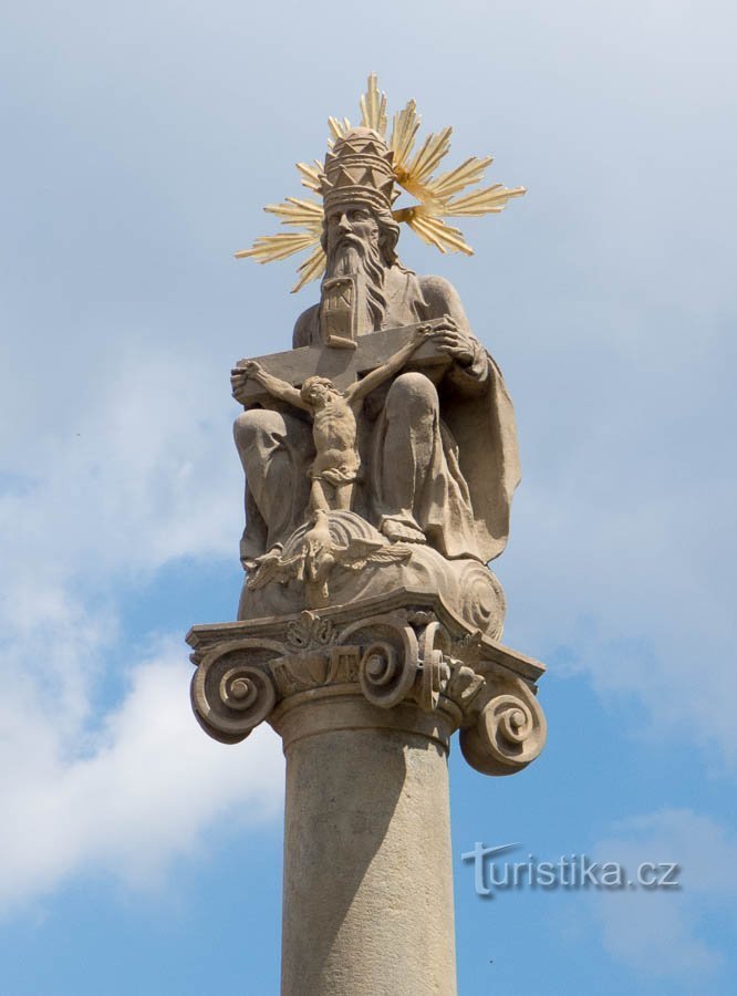 Bludov - Säule der Heiligen Dreifaltigkeit