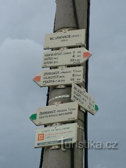 Bludovice - crossroads