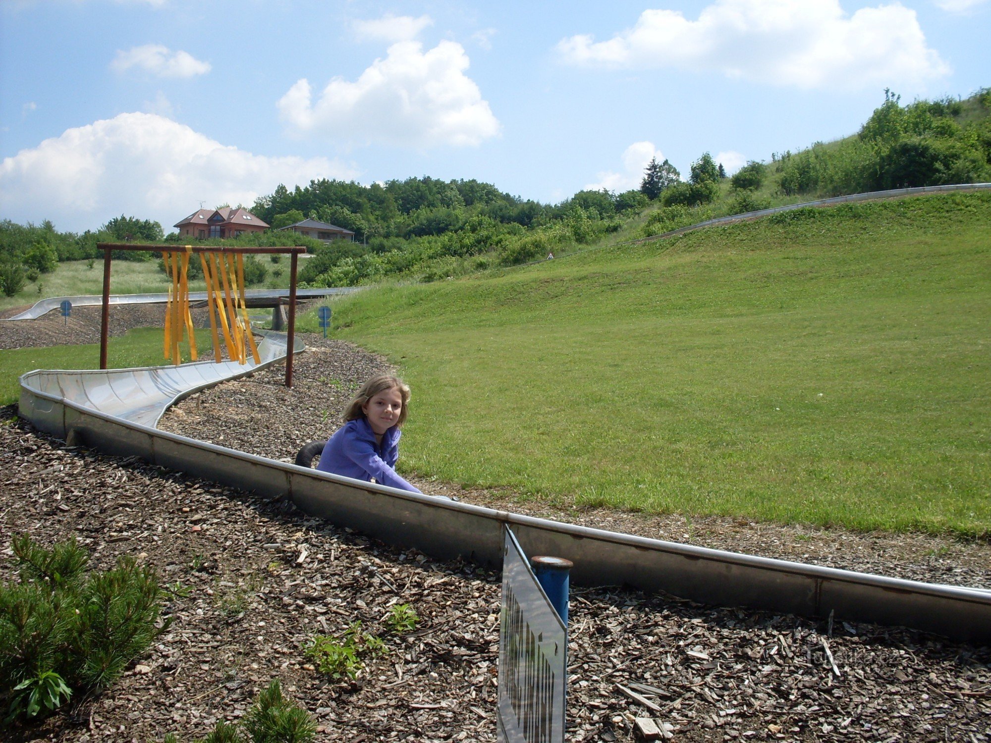 trilha de bobsled