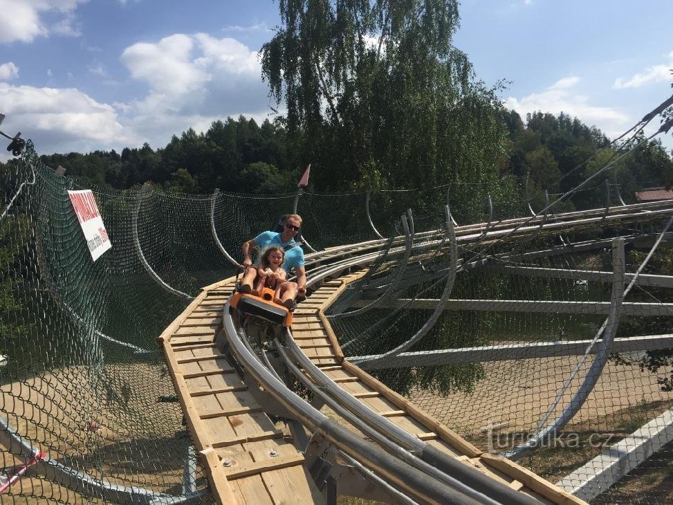 Pista de bob - Pastviny, arhiva foto a domnului Kratochvíl