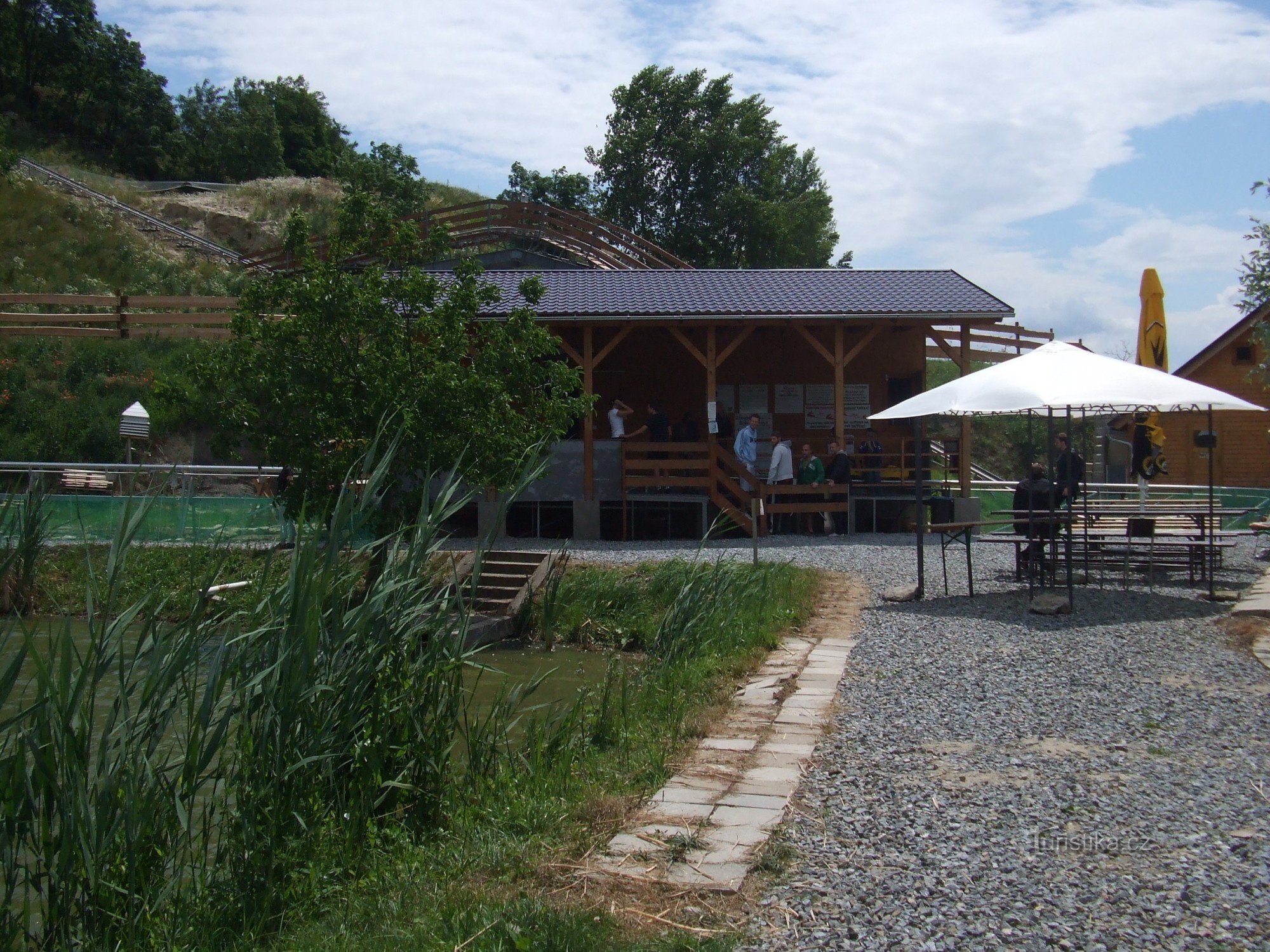 pista de bobsled - plano de fundo